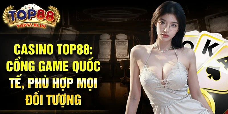 Casino Top88: Cổng game quốc tế, phù hợp mọi đối tượng